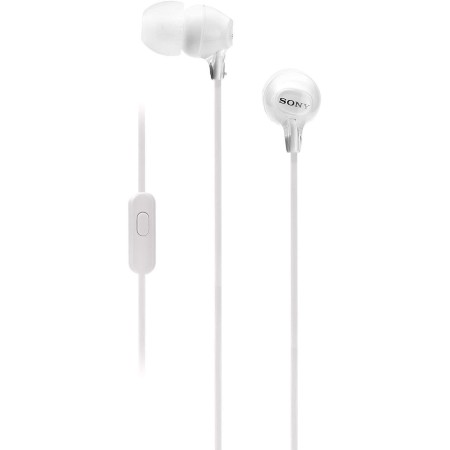 Sony Auriculares intraurales con MICROFONO MDR-EX15AP/B Color Negro
