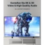 JSAUX Cable HDMI 3 Metros 8K 2 Paquetes, Cable HDMI 2.1 48Gbps Alta Velocidad Cable HDMI, 4K @ 120Hz 144Hz, 8K @ 60Hz, HDCP 2.2