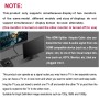 Azuxreza Adaptador Divisor HDMI 1080P Macho a Doble Hembra de 1 a 2 Vías para HDTV, LED, Monitor LCD y Proyectores - Soporta Dos