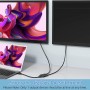 Azuxreza Adaptador Divisor HDMI 1080P Macho a Doble Hembra de 1 a 2 Vías para HDTV, LED, Monitor LCD y Proyectores - Soporta Dos