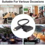Azuxreza Adaptador Divisor HDMI 1080P Macho a Doble Hembra de 1 a 2 Vías para HDTV, LED, Monitor LCD y Proyectores - Soporta Dos