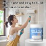Pintura para bañeras, kit de acabado de secado rápido para baños | Pintura para bañera blanca adecuada para duchas, encimeras,