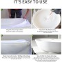 Pintura para bañeras, kit de acabado de secado rápido para baños | Pintura para bañera blanca adecuada para duchas, encimeras,