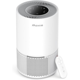 Maxcio Air Purifier with HEPA Filter, Filtraggio efficace di particelle e odori, silenzioso a 23 dB, aromatherapy, risparmio