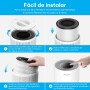 Maxcio Air Purifier with HEPA Filter, Filtraggio efficace di particelle e odori, silenzioso a 23 dB, aromatherapy, risparmio