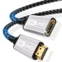 Cable de extensión HDMI,0.2M 8K 60HZ 4K 120HZ 144HZ Cable de extensión HDMI 2.1 macho a hembra 48Gbps Ultra Alta Velocidad UHD