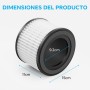 Maxcio Air Purifier with HEPA Filter, Filtraggio efficace di particelle e odori, silenzioso a 23 dB, aromatherapy, risparmio