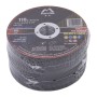 Merryland Disco de Corte 115 Metal para Amoladora Angular, 115 X 1,0 X 22,23 mm Disco Corte 25 Piezas, Acero INOX Hierro,