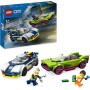 LEGO City Coche de Policía y Potente Deportivo, Vehículo de Emergencia de Juguete, Regalo para Niños y Niñas de 6 Años o Más,