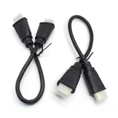 Security-01 Cable HDMI 4K Ultra Alta Velocidad 0,25 m, OD 5,0 mm