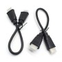 Security-01 Cable HDMI 4K Ultra Alta Velocidad 0,25 m, OD 5,0 mm