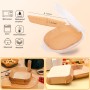 Air Fryer Paper 20C200 Air Fryer Square 200 Units 20-24cm Disposable Baking Molds BPA Free Accessories for Oil-Free Fryer 2 to 8