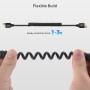 Cable Matters 48Gbps 8K HDMI en espiral Cable 0,3-0,9m con 8K @ 60Hz, 4K @ 240Hz y soporte HDR, cable HDMI en espiral para PS5,