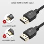 Cable Matters 48Gbps 8K HDMI en espiral Cable 0,3-0,9m con 8K @ 60Hz, 4K @ 240Hz y soporte HDR, cable HDMI en espiral para PS5,