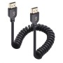 Cable Matters 48Gbps 8K HDMI en espiral Cable 0,3-0,9m con 8K @ 60Hz, 4K @ 240Hz y soporte HDR, cable HDMI en espiral para PS5,