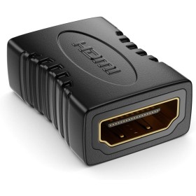 deleyCON Acoplamiento HDMI (Toma HDMI a Toma HDMI) Extensión HDMI Conector FullHD 4K HDR ARC para TV Monitor Proyector PC Laptop