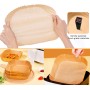 Air Fryer Paper 20C200 Air Fryer Square 200 Units 20-24cm Disposable Baking Molds BPA Free Accessories for Oil-Free Fryer 2 to 8