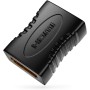 deleyCON Acoplamiento HDMI (Toma HDMI a Toma HDMI) Extensión HDMI Conector FullHD 4K HDR ARC para TV Monitor Proyector PC Laptop