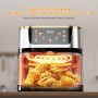 Air Fryer,12L Oil Free Fryer, 2800W, 8 Preset Programs, Air Fryer with Visible Window, LED Touch Screen, Multifunctional