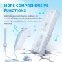 TechKen Pack de 2 Mandos para Wii con Muñequera,Wii Mando a Distancia Remote Controller para Wii con Motion Plus y Nunchuk