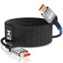 Nersligek 8K Cable HDMI 5m, HDMI 2.1 Cable 48Gbps 8K@60Hz, 4K@144Hz/120Hz 7680P eARC, HDR10, HDCP 2.2 & 2.3, Dolby Atmos para