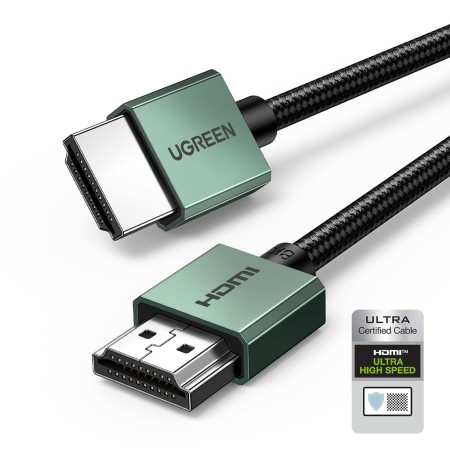 UGREEN Cable HDMI 2.1 Certificado 8K 10K 60Hz 4K 120Hz Dynamic HDR HDCP eARC Dolby Atmos Alta Velocidad 48Gbps Aluminio