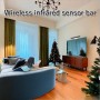 obqo Barra de sensor infrarrojo inalámbrico para emulador de delfín para Wii/Wii U/PC