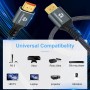 Thsucords Cable HDMI 8K 4K 0,5M, Alta Velocidad HDMI 2.1 8K@60Hz, 4K@120Hz 144hz 48gbps compatible con