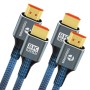 Thsucords Cable HDMI 8K 4K 0,5M, Alta Velocidad HDMI 2.1 8K@60Hz, 4K@120Hz 144hz 48gbps compatible con