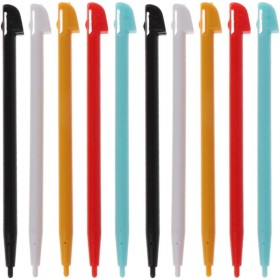Yazhuq Juego de 10 piezas multicolor de mano para lápiz capacitivo sensible para Wii U WIIU GamePad de plástico de alta