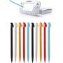 Yazhuq Juego de 10 piezas multicolor de mano para lápiz capacitivo sensible para Wii U WIIU GamePad de plástico de alta