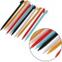 Yazhuq Juego de 10 piezas multicolor de mano para lápiz capacitivo sensible para Wii U WIIU GamePad de plástico de alta