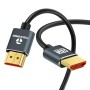 Thsucords 8K 4K Cable HDMI Ultra Delgado 2M, Fino Flexible HDMI 2.1 Alta Velocidad 4K@120Hz 8K@60Hz 48gbps compatible con Roku