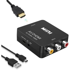 Adaptador HDMI adaptador rca a hdmi av to hdmi,adaptador av a hdmi hdmi a rca adaptador wii hdmi euroconector a hdmi 1080P con