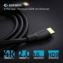 Sonero® cable de extensión Premium High Speed ​​HDMI 4K, enchufe HDMI A a toma HDMI A, contactos chapados en oro, doble