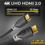 deleyCON Cable HDMI 2m 4K@60Hz 2K@165Hz con ARC Ethernet UHD HDR 3D Alta Velocidad 18Gbps para Barra de Sonido Televisión
