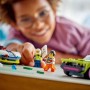 LEGO City Coche de Policía y Potente Deportivo, Vehículo de Emergencia de Juguete, Regalo para Niños y Niñas de 6 Años o Más,