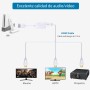 AUTOUTLET Adaptador Wii a HDMI, Convertidor Wii Hdmi Cable Extensión de 20cm 1080P / 720P Full HD, Salida de Audio de 3,5mm y