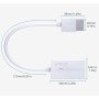 AUTOUTLET Adaptador Wii a HDMI, Convertidor Wii Hdmi Cable Extensión de 20cm 1080P / 720P Full HD, Salida de Audio de 3,5mm y