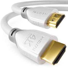 deleyCON Cable HDMI 2m 4K@60Hz 2K@165Hz con ARC Ethernet UHD HDR 3D Alta Velocidad 18Gbps para Barra de Sonido Televisión