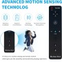 TechKen 2 en 1 Controller para Wii con Nunchuck,Mando Wii Motion Plus Integrado con Nunchuk Controller Remote Plus Controller
