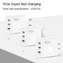Xiaomi 160W tipo C cargador USB adaptador de carga rápida carga rápida