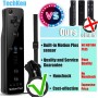 TechKen 2 en 1 Controller para Wii con Nunchuck,Mando Wii Motion Plus Integrado con Nunchuk Controller Remote Plus Controller