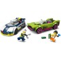 LEGO City Coche de Policía y Potente Deportivo, Vehículo de Emergencia de Juguete, Regalo para Niños y Niñas de 6 Años o Más,