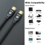 Charlore Cable HDMI 4K/60HZ 20M (HDMI 2.0,18Gbps) Conectores Chapados en Oro de Ultra Alta Velocidad, Retorno de Audio Ethernet,