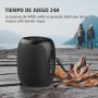 Zealot Altavoz Portátil Bluetooth con Luz LED, Altavoz Exterior Inalámbrico, 20W de Potencia y Autonomía de 24 Horas, Puerto de