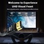Charlore Cable HDMI 4K/60HZ 20M (HDMI 2.0,18Gbps) Conectores Chapados en Oro de Ultra Alta Velocidad, Retorno de Audio Ethernet,