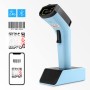 NETUM DS7500 Escáner de código de Barras 2D inalámbrico Bluetooth, Base de Carga, Memoria incorporada Funciona con Mac OS,
