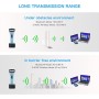 NETUM DS7500 Escáner de código de Barras 2D inalámbrico Bluetooth, Base de Carga, Memoria incorporada Funciona con Mac OS,