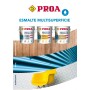 PROALUX Esmalte al agua Multiadherente. Marrón RAL 8016. 750 ML. Multisuperficie. SATINADO. PROA.